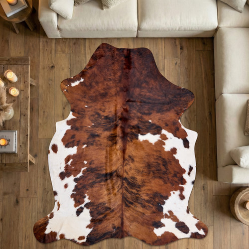 Cowhide Rug FEB26-044 (210cm x 190cm)
