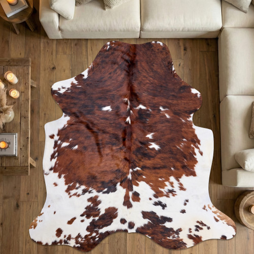 Cowhide Rug FEB26-078 (180cm x 170cm)