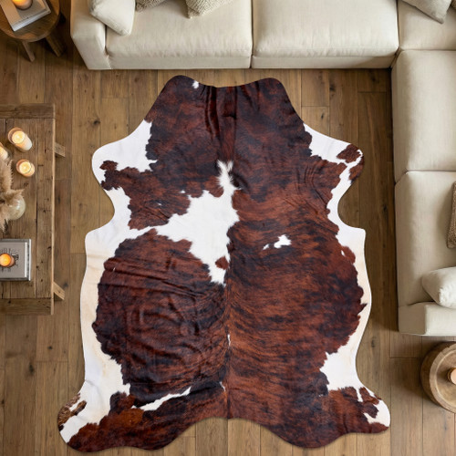 Cowhide Rug FEB26-088 (210cm x 190cm)