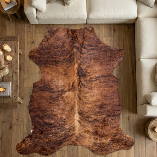 Cowhide Rug FEB26-125 (190cm x 180cm)