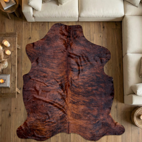 Cowhide Rug FEB26-132 (220cm x 210cm)