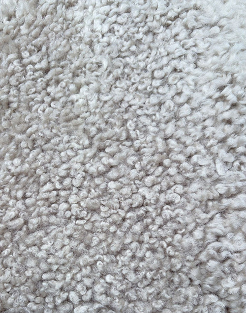 Natural Oyster Shearling Sheepskin Cushion