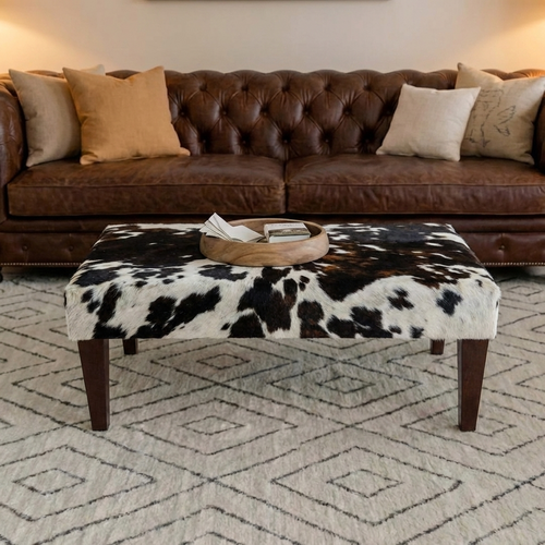 3ft x 2ft Cowhide Footstool / Ottoman FST26-002