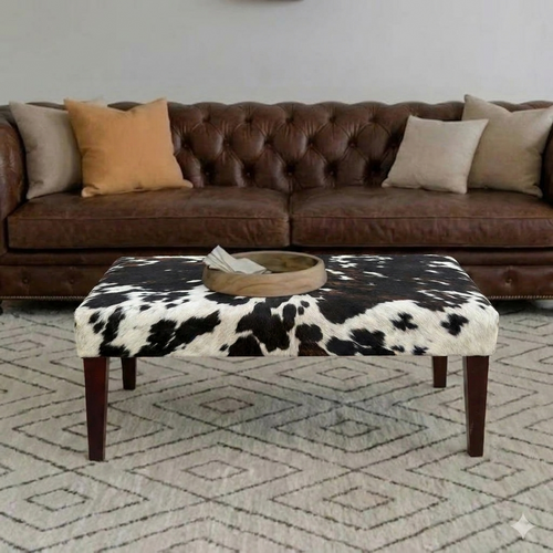 3ft x 2ft Cowhide Footstool / Ottoman FST26-002