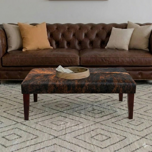 3ft x 2ft Cowhide Footstool / Ottoman FST26-007