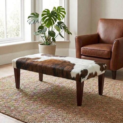 4ft x 2ft Cowhide Footstool / Ottoman FST26-018