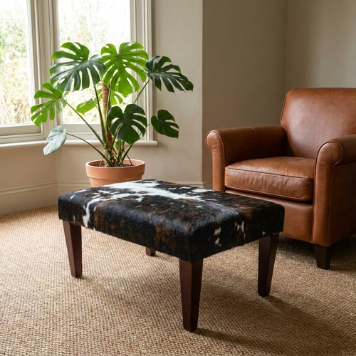 3ft x 2ft Cowhide Footstool / Ottoman FST26-022