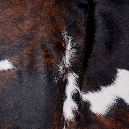 Brown And White Cowhide Rug NOV26-030 (210cm x 200cm)