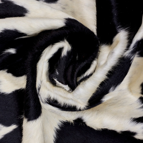 Black And White Cowhide Rug NOV26-136 (200cm x 180cm) - City Cows
