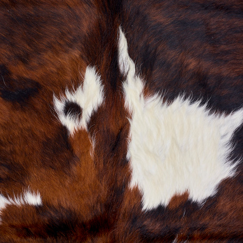 Brown And White Cowhide Rug NOV26-157 (210cm x 180cm)