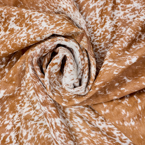 Spotted Fawn And White Cowhide Rug NOV26-196 (210cm x 150cm)