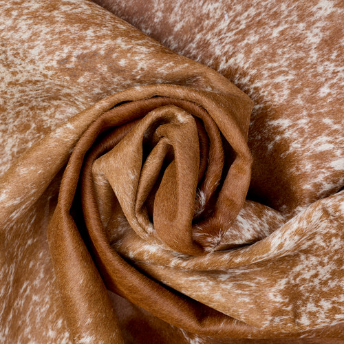 Fawn And White Cowhide Rug NOV26-244 (200cm x 190cm)