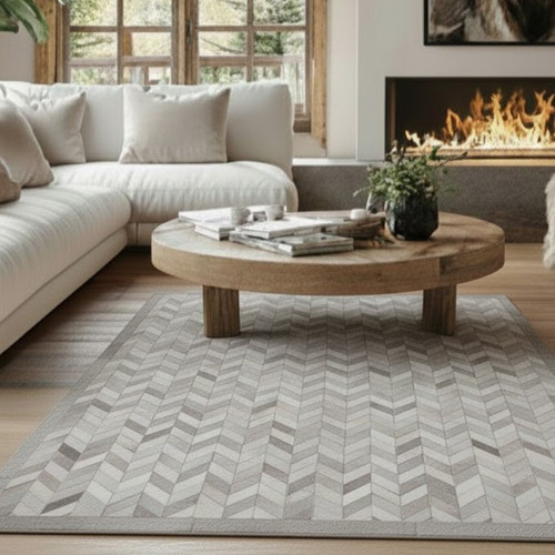 Patchwork Cowhide Rug PWS(G)001 (180cm x 120cm) - City Cows