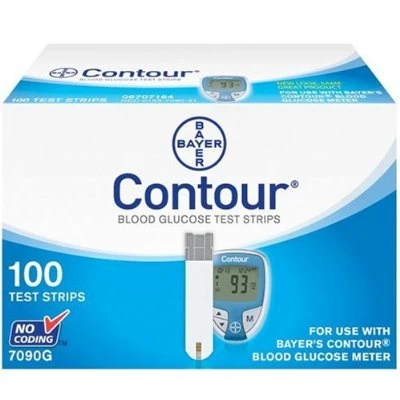 Bayer Contour 100 ct Retail NDC 0193-7090-21