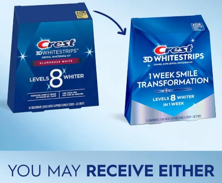 Crest 3D Whitestrips 1-Week Smile Transformation 14 ct (formerly Glamorous)