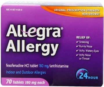 Allegra 24-Hour Tablets 70 ct