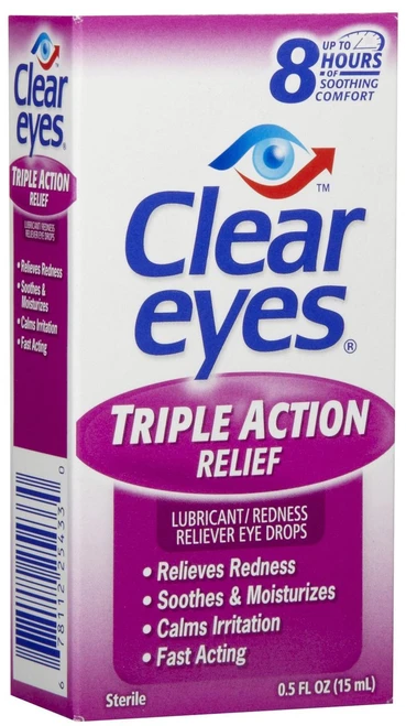 Clear-Eyes Triple Action Relief 0.5 oz -Catalog