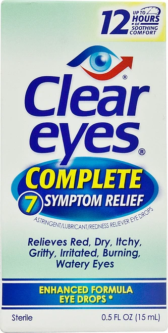 Clear-Eyes Complete 7 Symptom Relief 0.5oz -Catalog