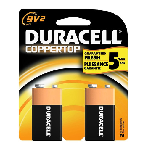 Duracell 9v 2-Pack Coppertop USA -Catalog