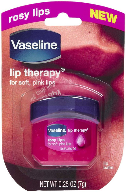 Vaseline Lip Therapy Rosy Lips Jar 0.25oz