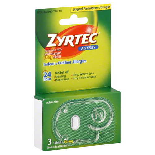 Zyrtec Tablets 3 ct
