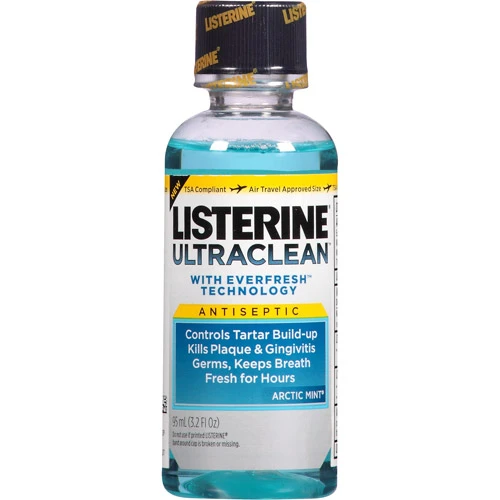 Listerine UltraClean Arctic Mint 3.2 oz Travel Size -Catalog