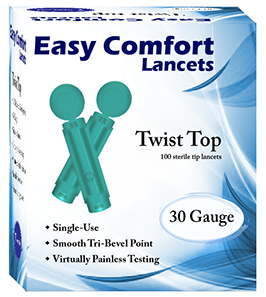 Easy Comfort Lancets 30G (NDC 91237-0001-16)