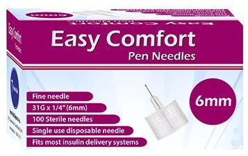 Easy Comfort Pen Needles 31G 6mm (NDC 91237-0001-73)