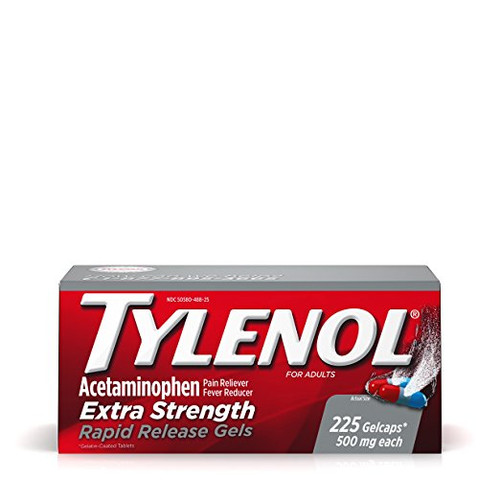 Tylenol Extra Strength Rapid Release Gels 225 ct