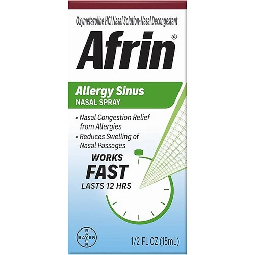 Afrin Nasal Spray - Allergy Sinus 0.5 oz