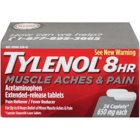 Tylenol 8-Hour Muscle Aches & Pain 24ct