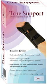 True Support Wrist Brace - NDC 91237-0001-59