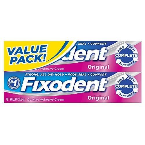 Fixodent Denture Cream 2.4 oz *TWIN PACK*