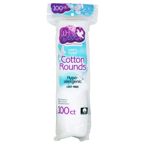 White Dove Cotton Pads 100ct