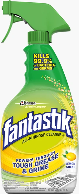 Fantastik Spray 32oz - Disinfectant Multi-Purpose Cleaner (Lemon Scent)