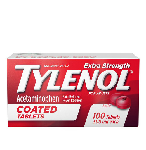 Tylenol Extra Strength Coated Tablets 100ct