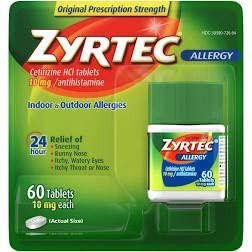 Zyrtec Tablets 60ct