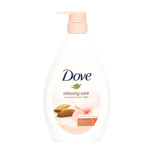 Dove Body Wash 1 Liter Pump - Almond Cream & Hibiscus (Relaxing)
