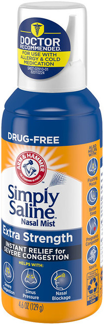 Simply Saline Nasal Rinse 4.6oz - Extra Strength