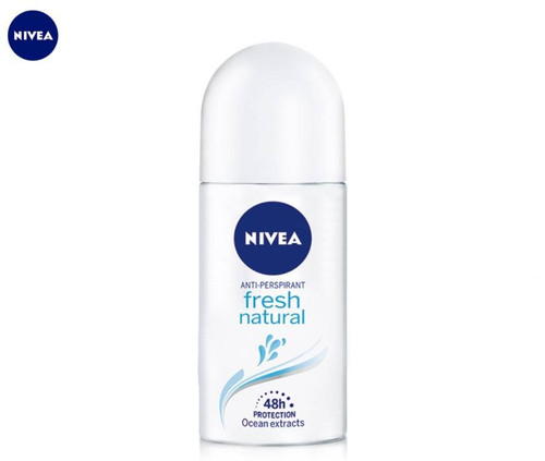 Nivea Roll-On Deodorant 50ml - Women's Fresh Natural