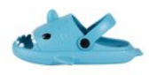 Maggie & Morgan Kids Shark Sandal - Blue