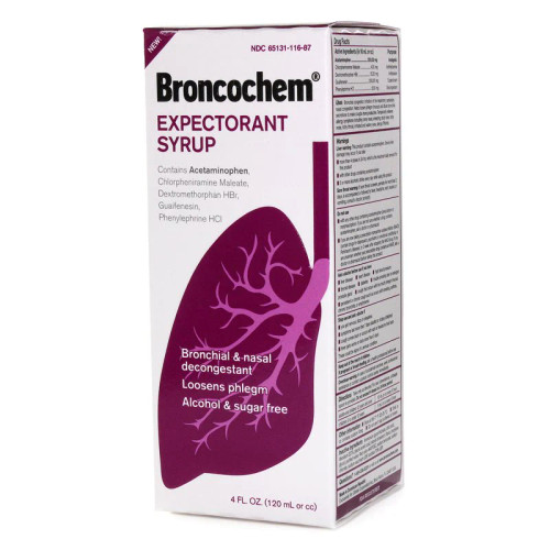 Broncochem 4oz - Expectorant Syrup