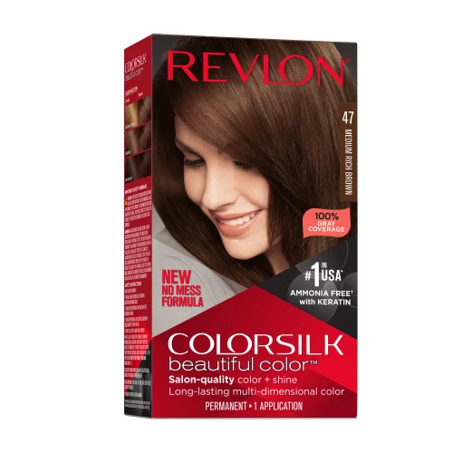 Revlon Colorsilk - #47 Medium Rich Brown