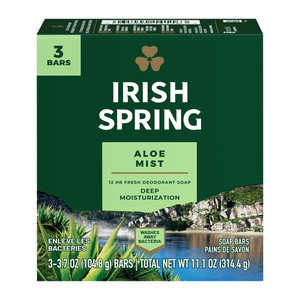 Irish Spring Bar Soap 3 pk - Aloe