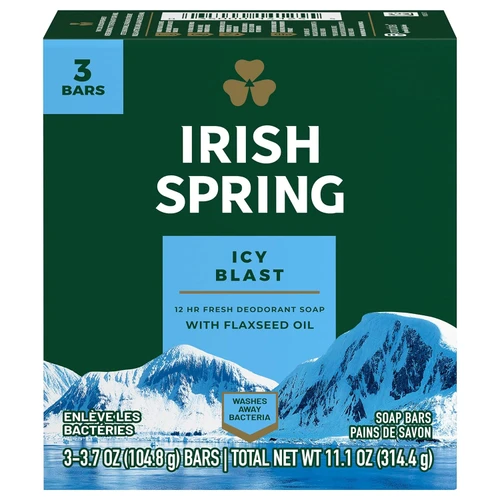 Irish Spring Bar Soap 3 pk - Icy Blast