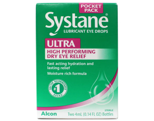 Systane Ultra High Performing Dry Eye Relief, 4mL x 2-pack (Pocket Twin Pack)