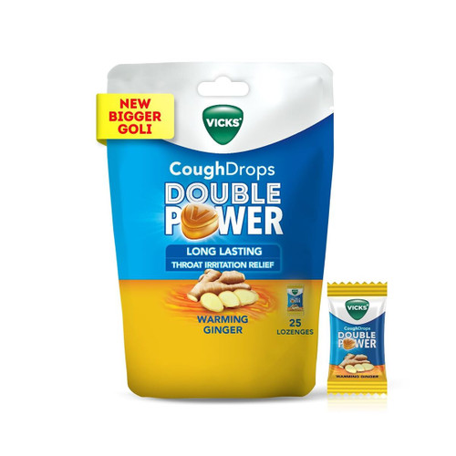 Vicks Cough Drops 25ct - Warming Ginger
