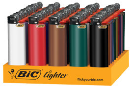 Bic Regular Lighters Tray 50ct