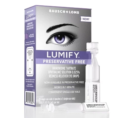 Lumify Eye Drops Preservative Free Vials, 20 ct