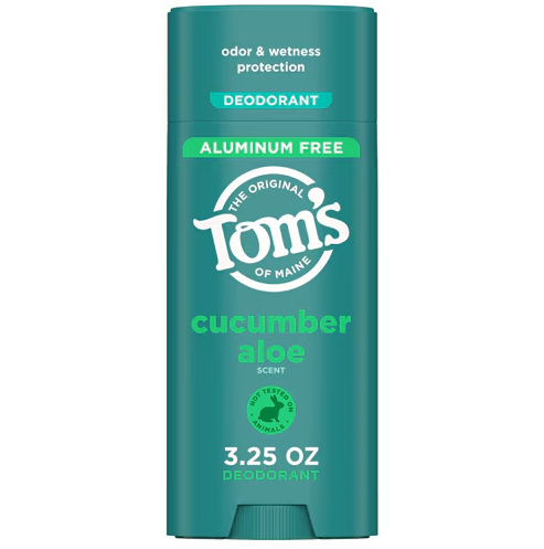 Tom's of Maine Deodorant Stick 2.6 oz - CUCUMBER ALOE